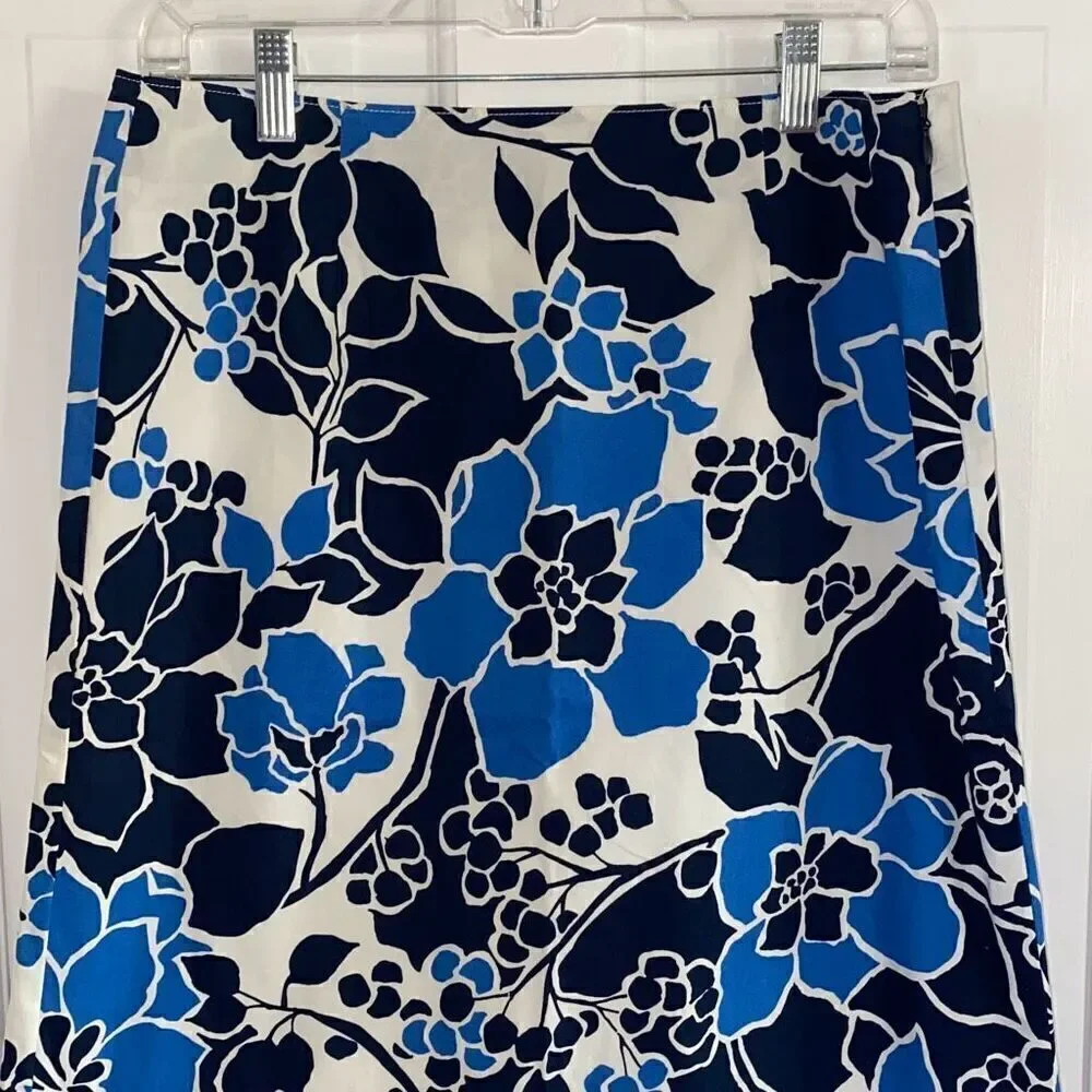 🔥3/$20🔥 G.H. Bass cotton floral skirt size 4